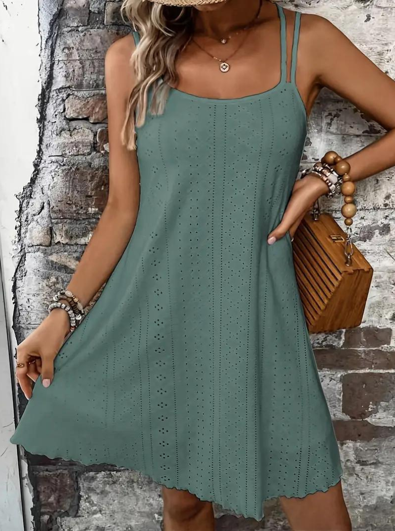 Sommarklänning, Ärmlös, Mini, Cami-klänning, Solklänning-Eva Jonsson