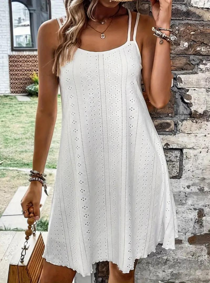 Sommarklänning, Ärmlös, Mini, Cami-klänning, Solklänning-Eva Jonsson
