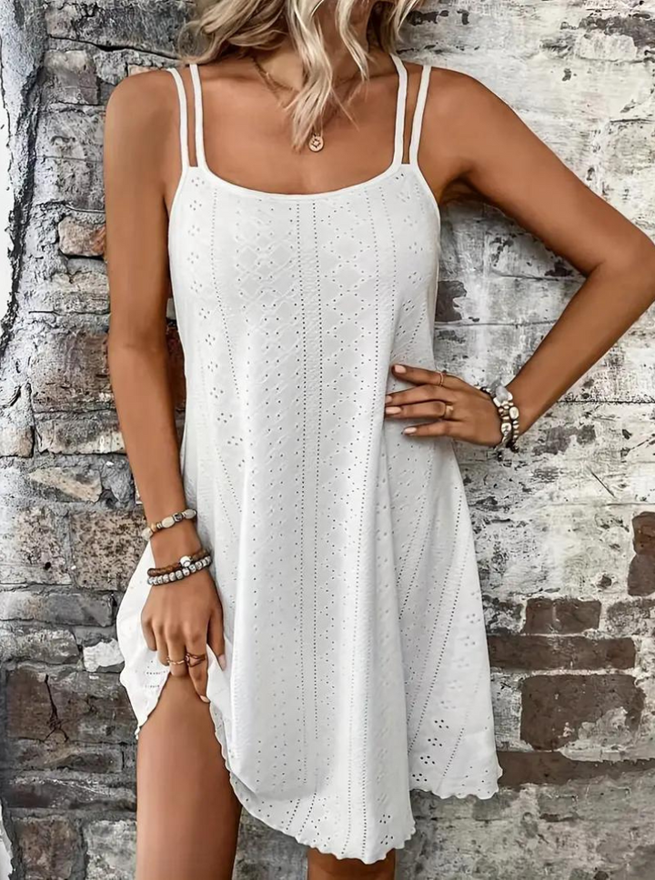 Sommarklänning, Ärmlös, Mini, Cami-klänning, Solklänning-Eva Jonsson