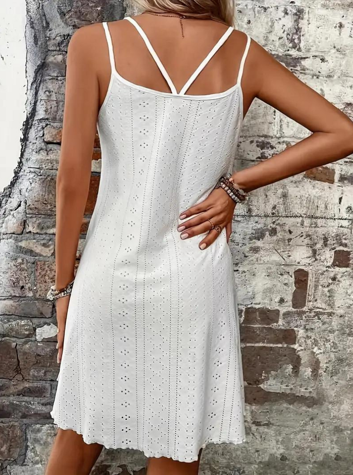 Sommarklänning, Ärmlös, Mini, Cami-klänning, Solklänning-Eva Jonsson