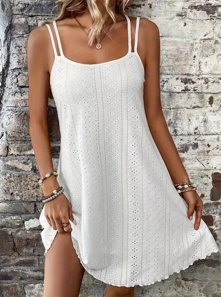 Sommarklänning, Ärmlös, Mini, Cami-klänning, Solklänning-Eva Jonsson