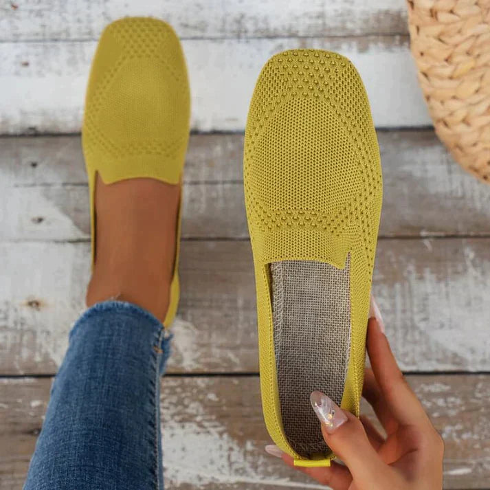 Sommarloafers | Slip-On | Bekväma | Canvasloafers | Damskor-Eva Jonsson