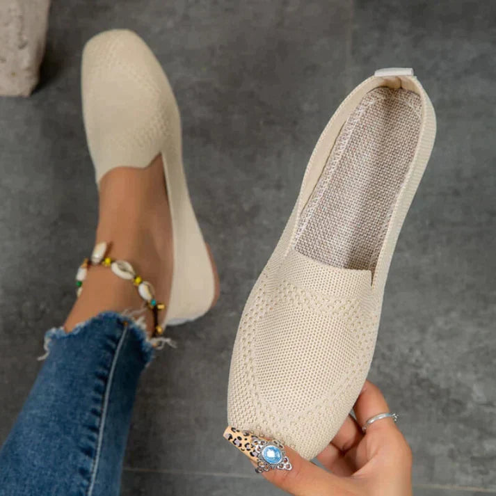 Sommarloafers | Slip-On | Bekväma | Canvasloafers | Damskor-Eva Jonsson