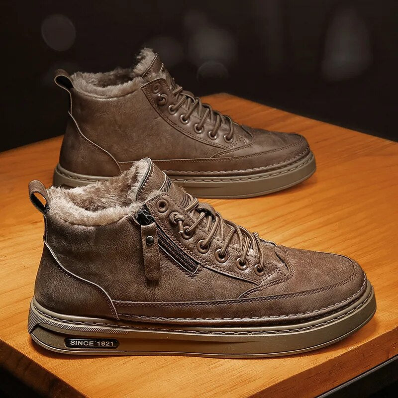 Spencer Sneakers | Herrskor med pälssnören-Eva Jonsson
