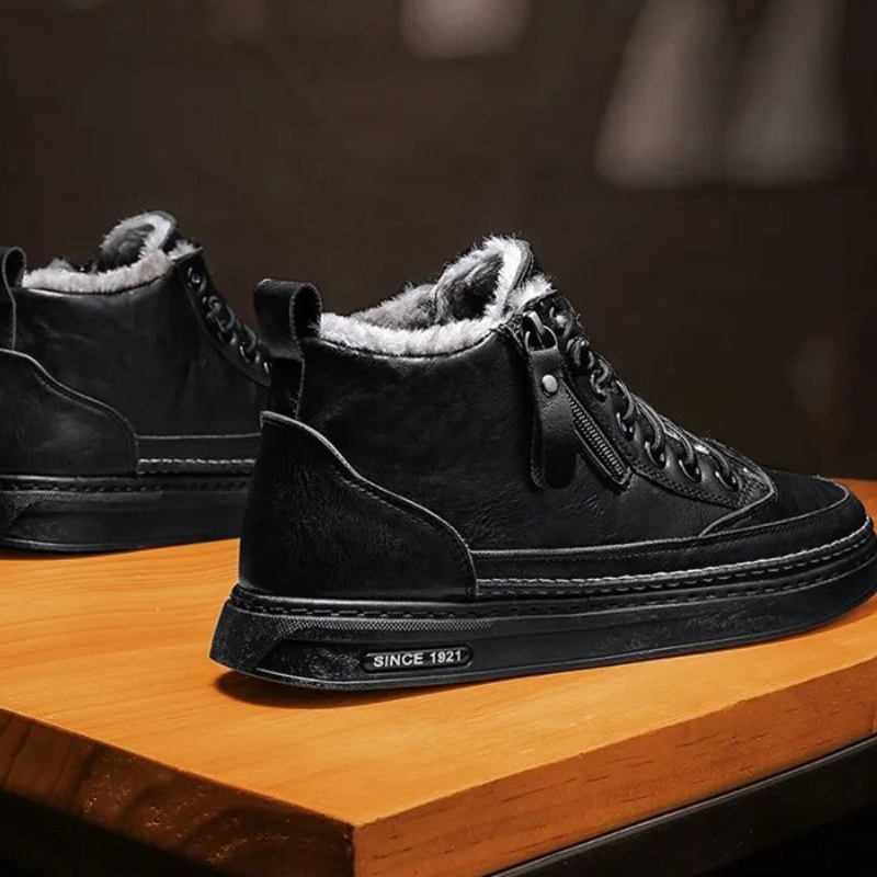 Spencer Sneakers | Herrskor med pälssnören-Eva Jonsson