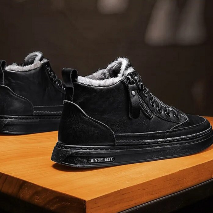Spencer Sneakers | Herrskor med pälssnören-Eva Jonsson