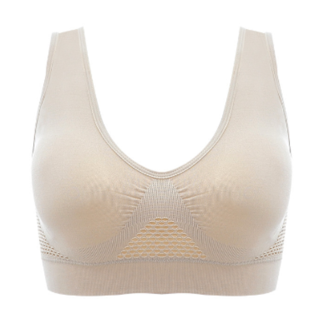 Sport-BH | Bekväm | Stöd | Luft-BH | Trådlös BH-Eva Jonsson