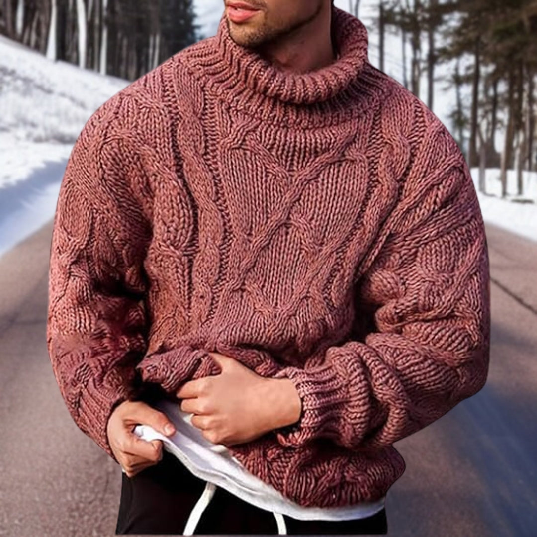 Stickad Tröja - Chunky - Pullover - Stickad Tröja - Herrstickat-Eva Jonsson