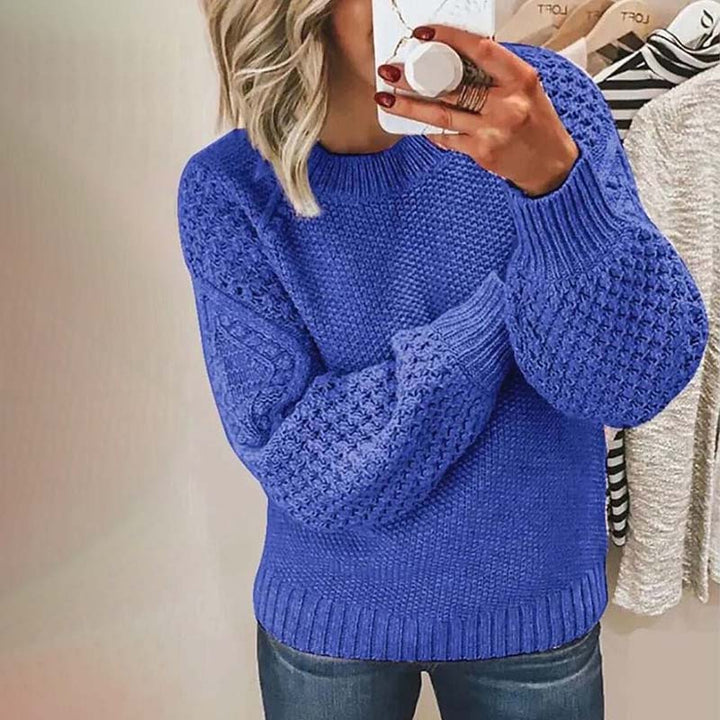 Stickad Tröja | Loose Fit | Chunky | Stickad jumper | Damstickat-Eva Jonsson