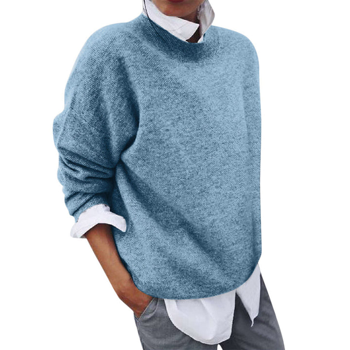 Stickad Tröja | Loose Fit | Långärmad | Oversized Pullover | Vinterkläder för kvinnor-Eva Jonsson