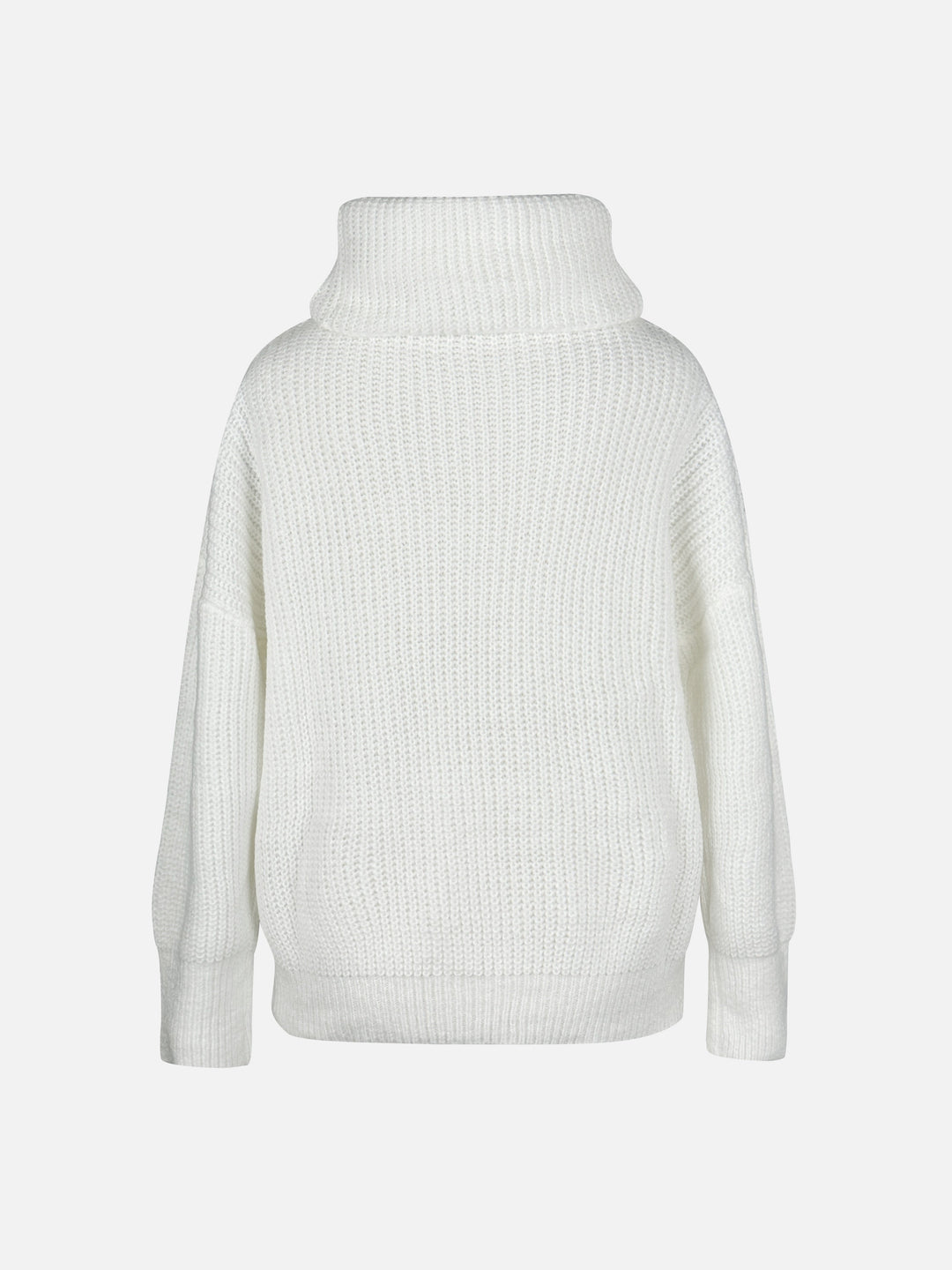 Stickad tröja | Lös passform | Varm | Turtleneck-tröja | Damstickat-Eva Jonsson