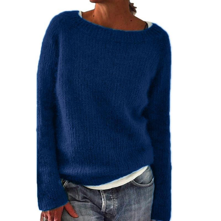 Stickad tröja | Varm | Pullover | Stickad Tröja | Damstickning-Eva Jonsson