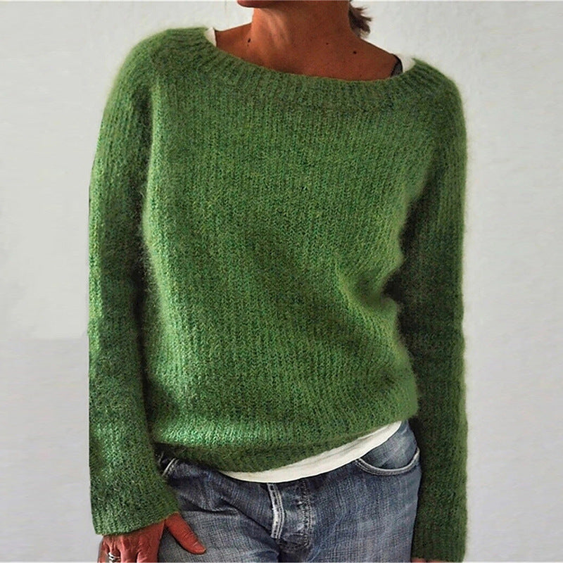 Stickad tröja | Varm | Pullover | Stickad Tröja | Damstickning-Eva Jonsson