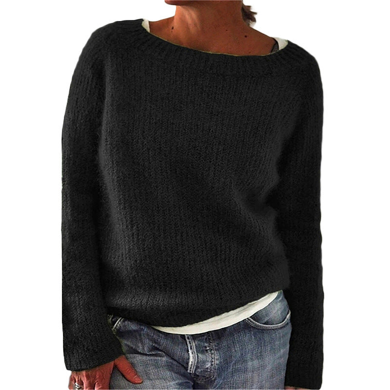 Stickad tröja | Varm | Pullover | Stickad Tröja | Damstickning-Eva Jonsson
