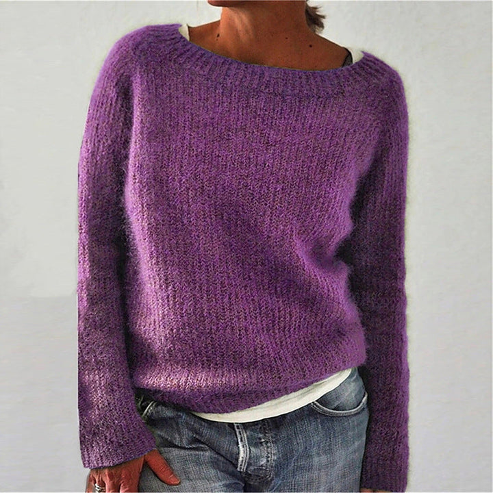 Stickad tröja | Varm | Pullover | Stickad Tröja | Damstickning-Eva Jonsson