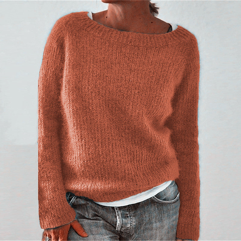 Stickad tröja | Varm | Pullover | Stickad Tröja | Damstickning-Eva Jonsson
