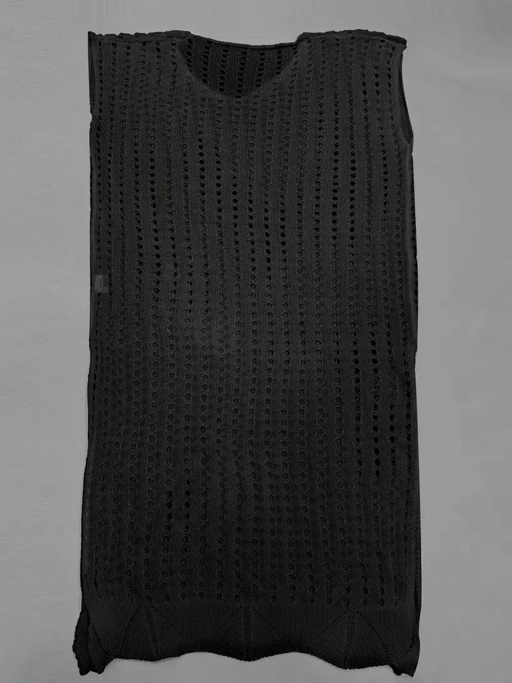 Strand Cover Up - virkat - Boho Style - överdragsklänning - bikinioverdrag-Eva Jonsson