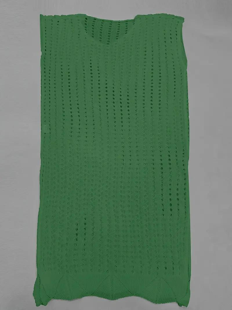 Strand Cover Up - virkat - Boho Style - överdragsklänning - bikinioverdrag-Eva Jonsson