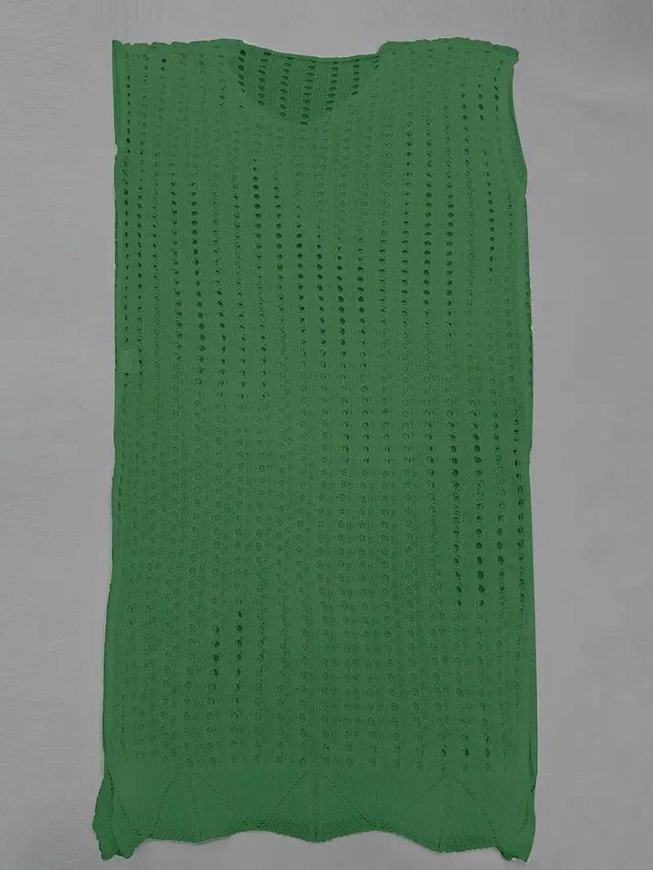 Strand Cover Up - virkat - Boho Style - överdragsklänning - bikinioverdrag-Eva Jonsson