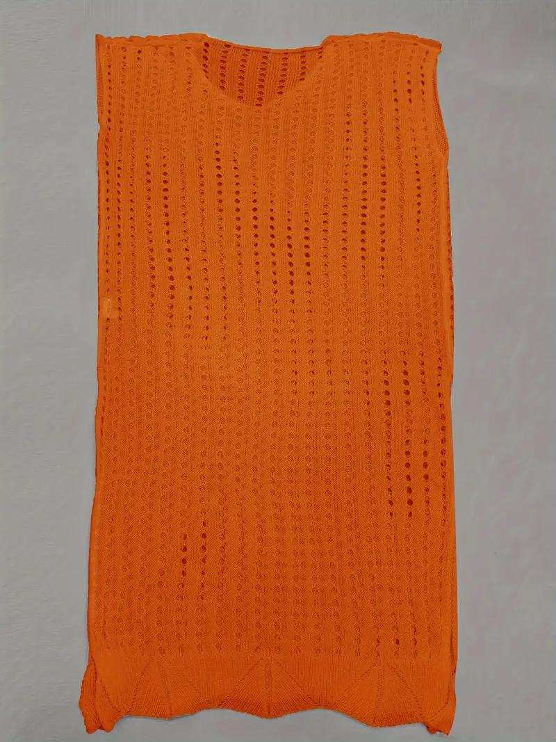 Strand Cover Up - virkat - Boho Style - överdragsklänning - bikinioverdrag-Eva Jonsson