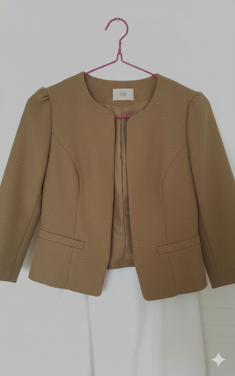 Suede Jacket - Zip-Up - Crew Neck - Sommarjacka - Damjacka-Eva Jonsson