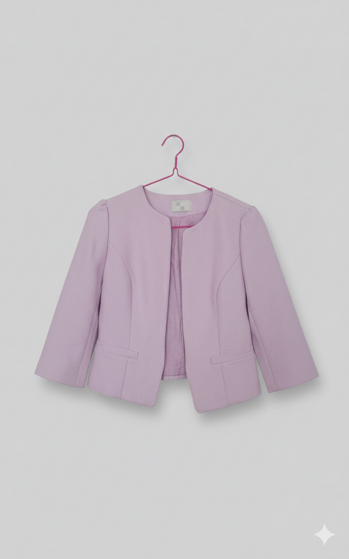 Suede Jacket - Zip-Up - Crew Neck - Sommarjacka - Damjacka-Eva Jonsson