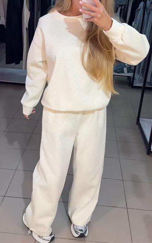 Svettuppsättning - Sparkly - Comfy - Jogger Set - Damkläder-Eva Jonsson