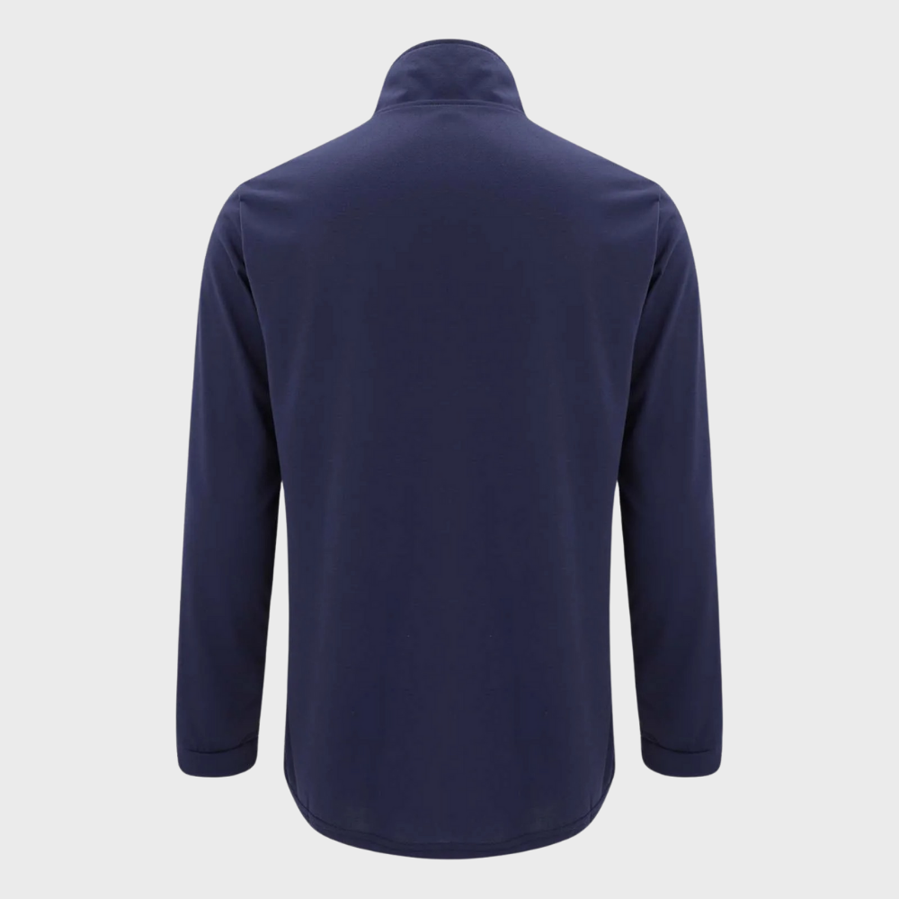 Sweatshirt - Varm sweatshirt för herrar med ståkrage och långärmad halsringning med dragkedja-Eva Jonsson