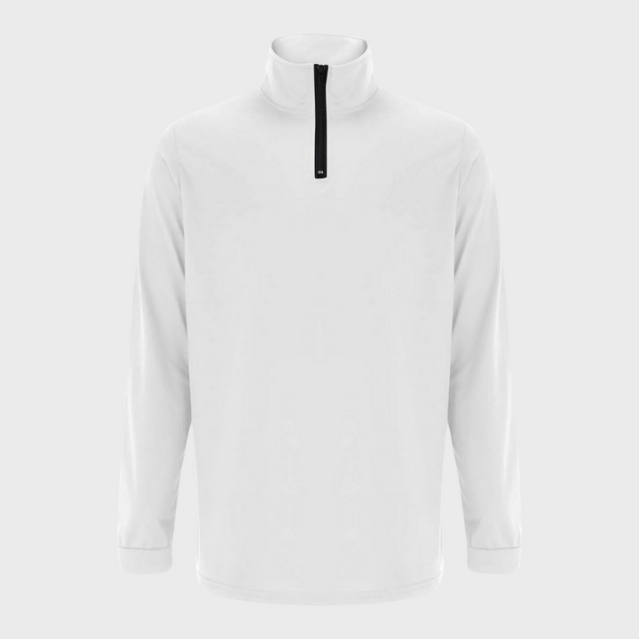 Sweatshirt - Varm sweatshirt för herrar med ståkrage och långärmad halsringning med dragkedja-Eva Jonsson