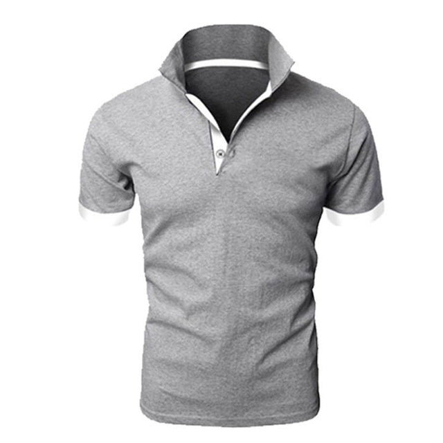 T-Shirt Polo | Button-Up | Smal passform | Polotröjor | Herrskjorta-Eva Jonsson
