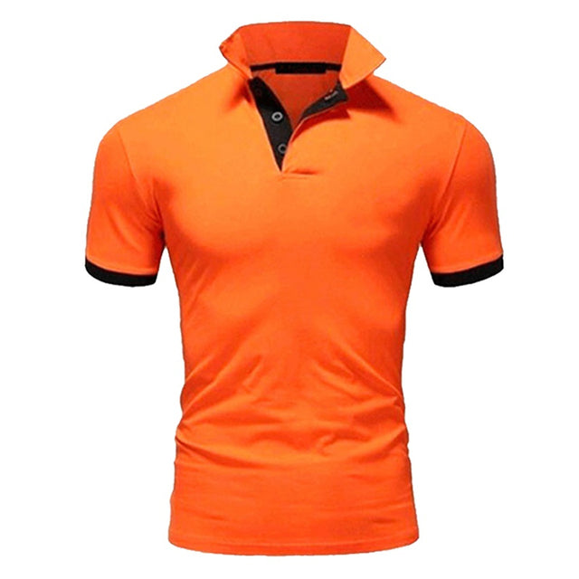 T-Shirt Polo | Button-Up | Smal passform | Polotröjor | Herrskjorta-Eva Jonsson