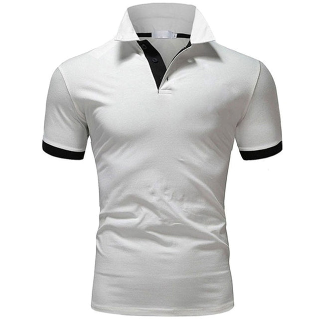 T-Shirt Polo | Button-Up | Smal passform | Polotröjor | Herrskjorta-Eva Jonsson