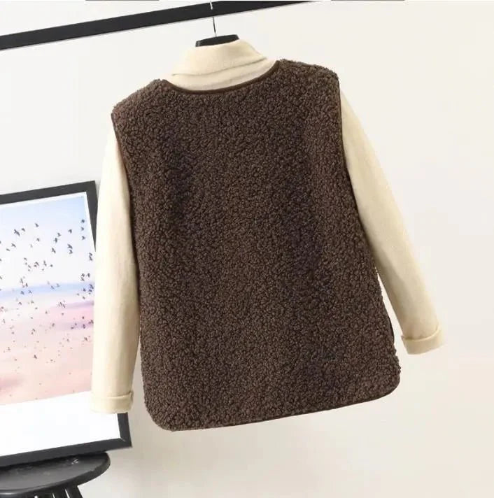 Teddy Gilet - Ärmlös bodyvärmare för damer Teddy Vest-Eva Jonsson