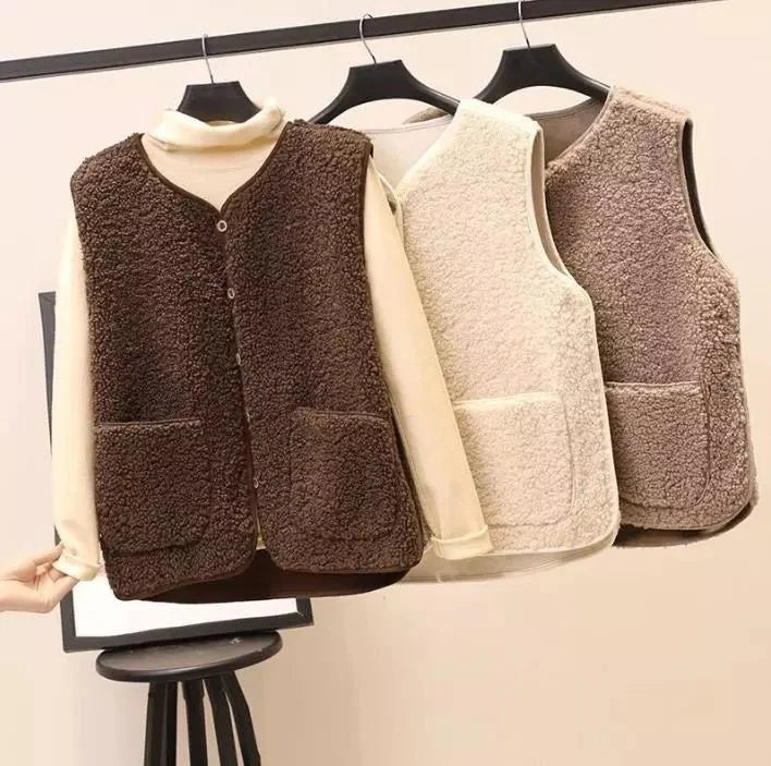 Teddy Gilet - Ärmlös bodyvärmare för damer Teddy Vest-Eva Jonsson