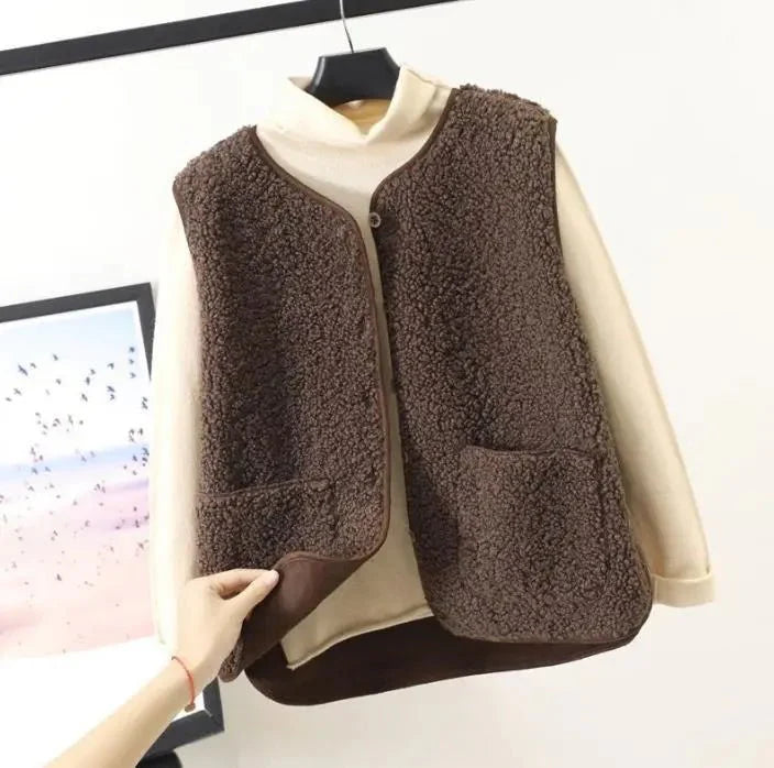 Teddy Gilet - Ärmlös bodyvärmare för damer Teddy Vest-Eva Jonsson