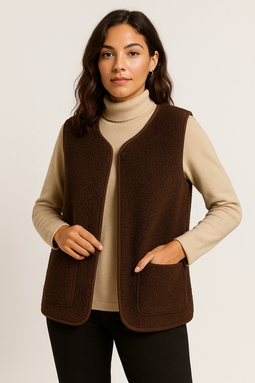 Teddy Gilet - Ärmlös bodyvärmare för damer Teddy Vest-Eva Jonsson
