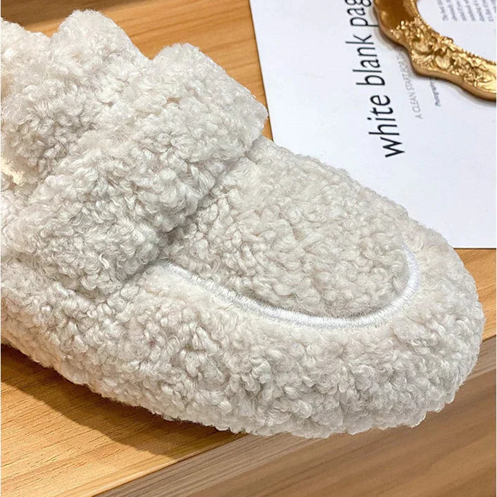 Teddy Loafers | Slip-On | Non-Slip | Päls Loafers | Loafers för kvinnor-Eva Jonsson