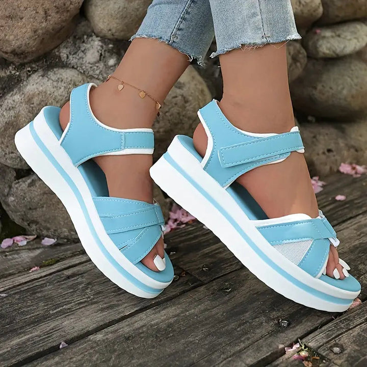 Tiana Platform-sandaler | Sköna sportiga sandaler för kvinnor-Eva Jonsson