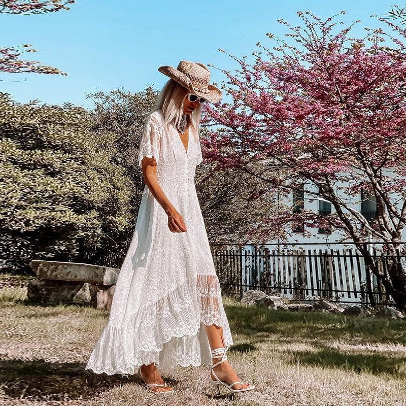 Tirana Boho spets klänning-Eva Jonsson