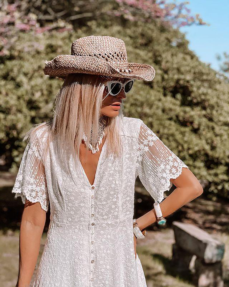 Tirana Boho spets klänning-Eva Jonsson