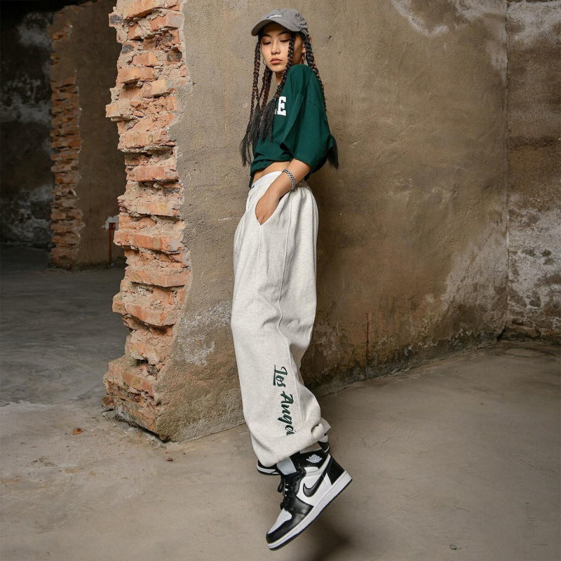 Tjejers avslappnade sweatpants med sidoberedning Mirla-Eva Jonsson