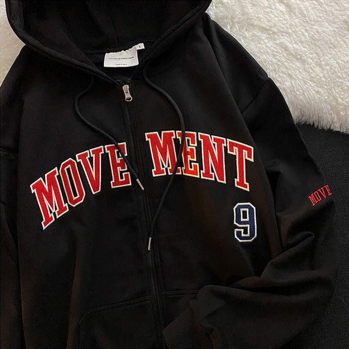 Tjejers bekväma hoodie med stilig tryck Mirla-Eva Jonsson