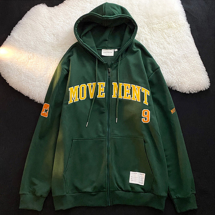 Tjejers bekväma hoodie med stilig tryck Mirla-Eva Jonsson
