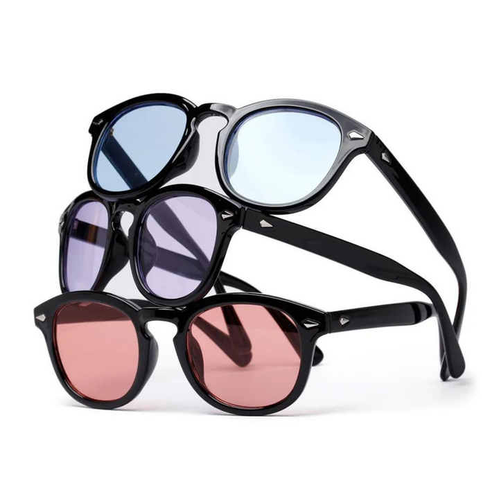 Tonade glasögon - Unisex Trendiga UV-skyddade färgade solglasögon-Eva Jonsson