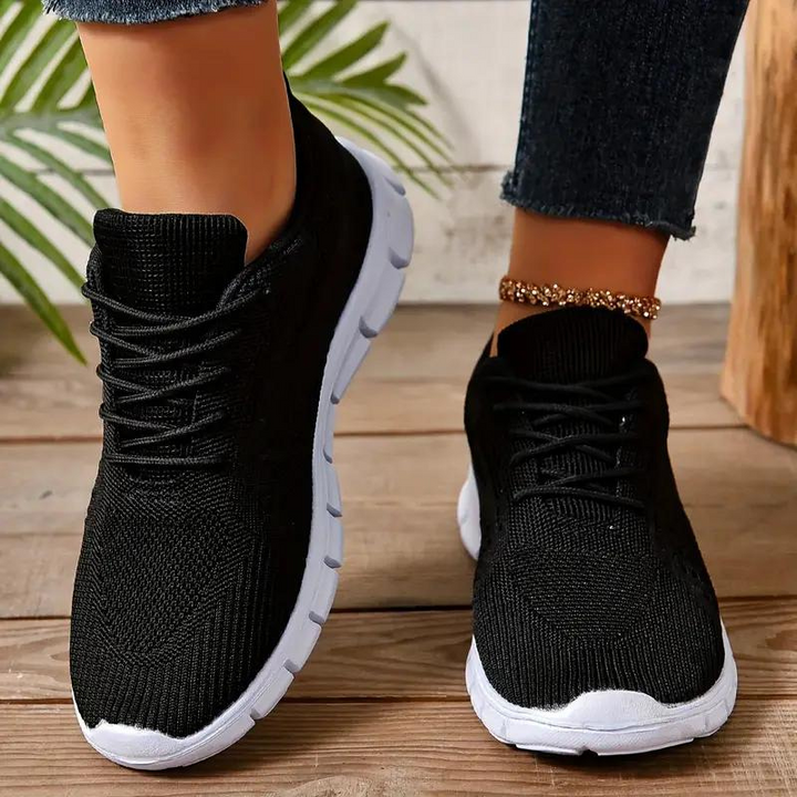 Trainers, Mesh, Ortopediska, Damskor, Sneakers, Gångskor-Eva Jonsson