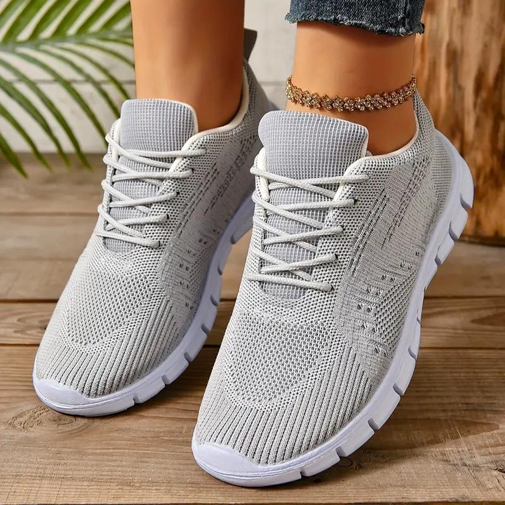 Trainers, Mesh, Ortopediska, Damskor, Sneakers, Gångskor-Eva Jonsson