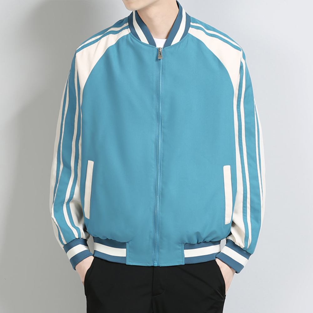 Träningsjacka | Zip-Up | Lös passform | Windbreakerjacka | Herrjacka-Eva Jonsson