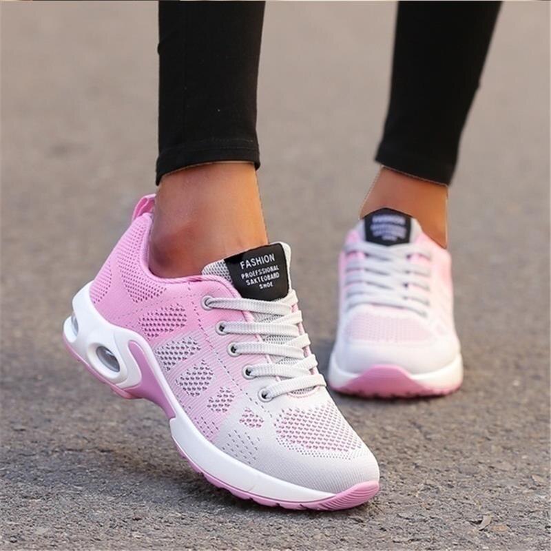Träningsskor för damer - Snörning - Stöd för hålfoten - Ortopediska skor - Sneakers för damer-Eva Jonsson
