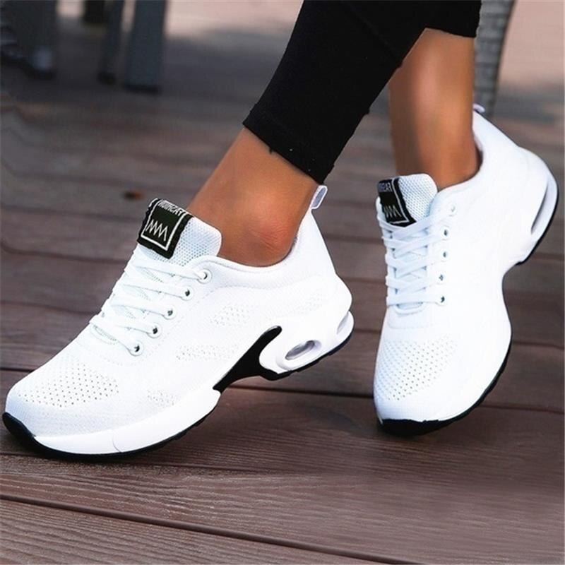 Träningsskor för damer - Snörning - Stöd för hålfoten - Ortopediska skor - Sneakers för damer-Eva Jonsson