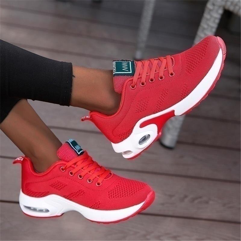 Träningsskor för damer - Snörning - Stöd för hålfoten - Ortopediska skor - Sneakers för damer-Eva Jonsson